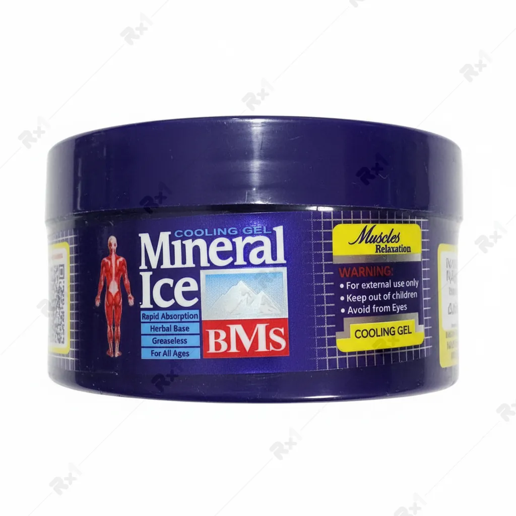 لوسیون خنک کننده بدن مینرال آیس بی ام اس