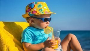 ضد آفتاب دارای مواد معدنی برای کودک