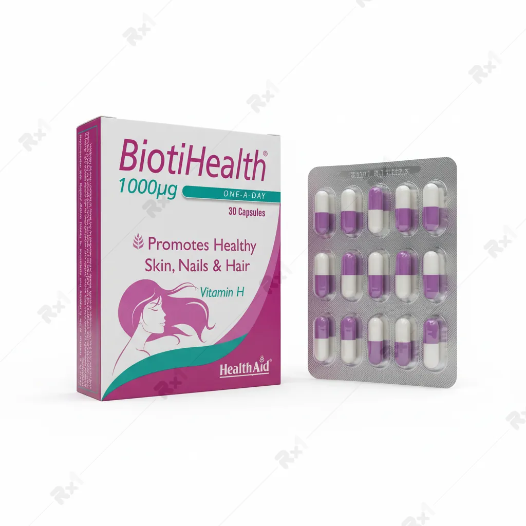 کپسول بیوتی هلث 1000 میکروگرم هلث اید 30 عدد