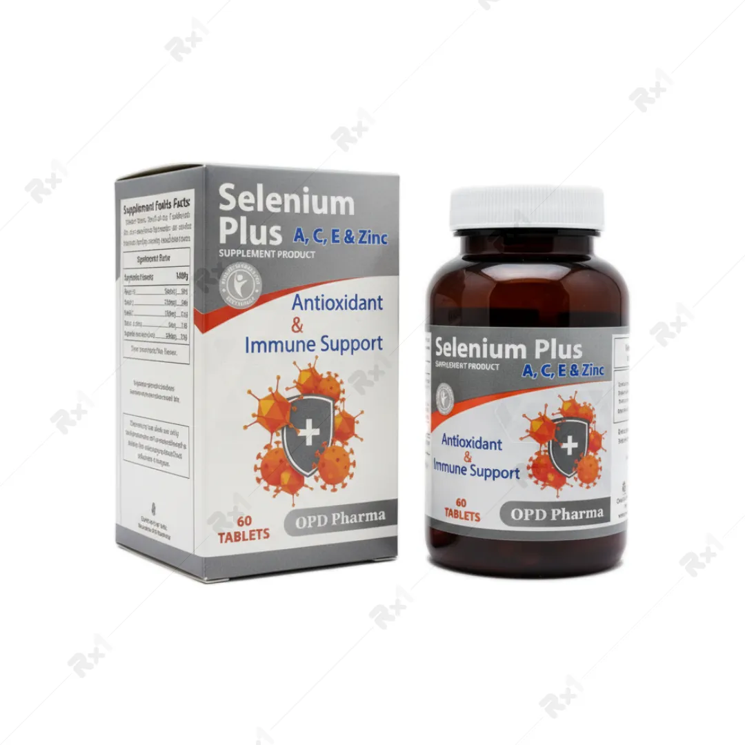 قرص سلنیوم پلاس او پی دی فارما بسته 60 عددی