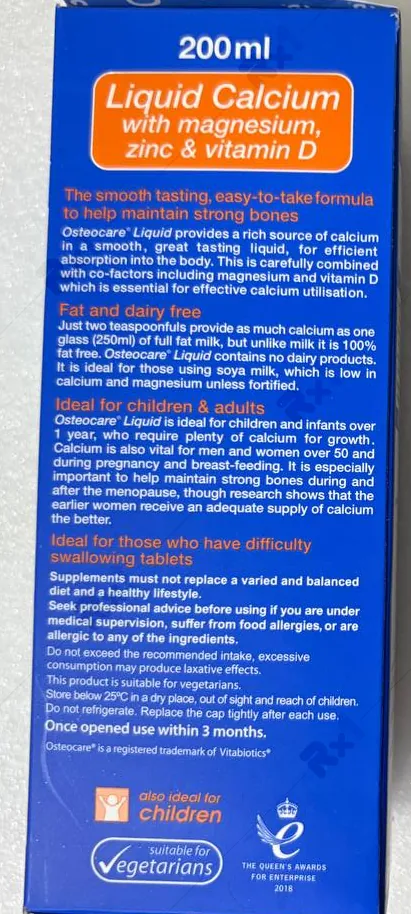 شربت استئوکر ویتابیوتیکس