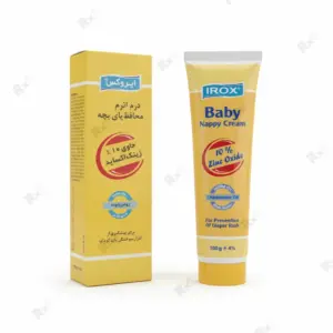 کرم محافظ پای بچه ایروکس حاوی 10 درصد زینک اکساید وزن 100 گرم (داروخانه آنلاین نسخه اول)