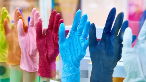 دستکش های یکبار مصرف بهداشتی