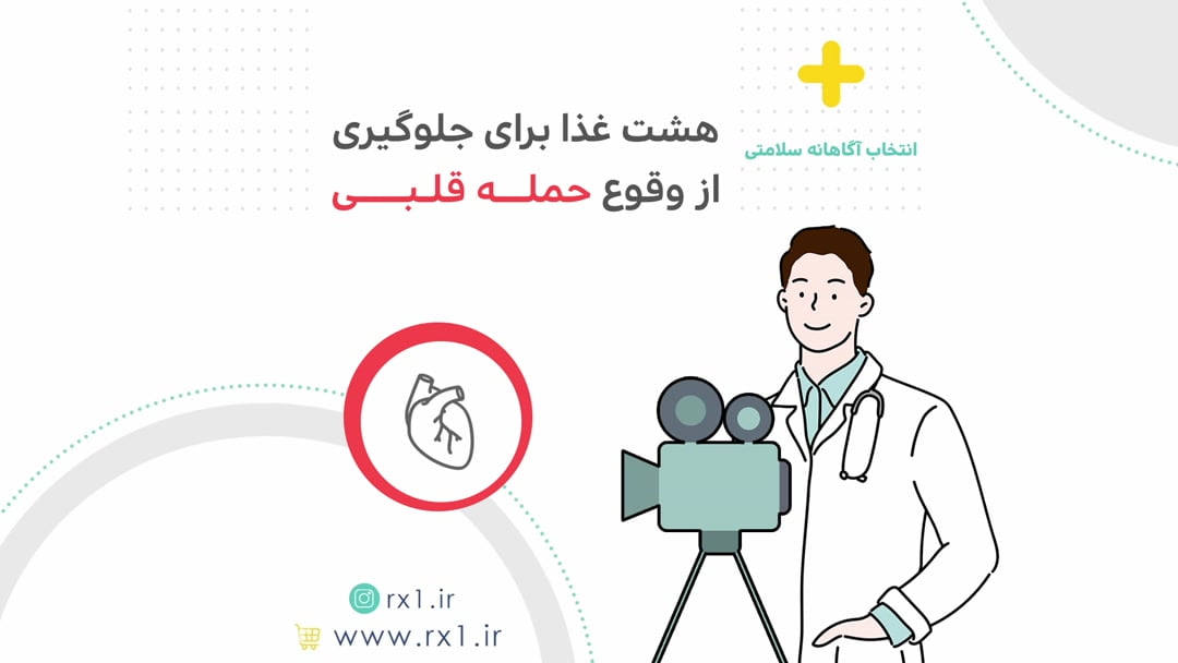 هشت غذا برای جلوگیری از وقوع حمله قلبی