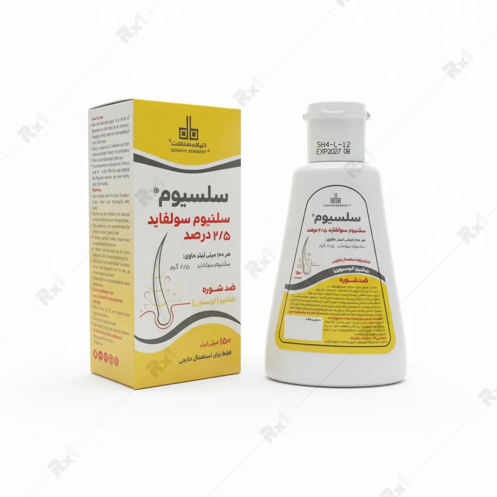 شامپو ضدشوره مو دنیای بهداشت مدل سلنیوم سولفاید 2.5 (داروخانه آنلاین نسخه اول)