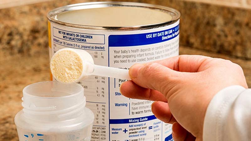 آماده سازی شیر خشک