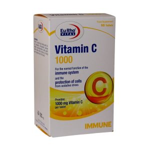 خرید قرص ویتامین C 1000 میلی گرم یوروویتال