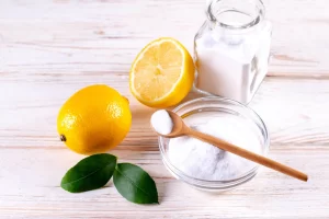 ماسک ضد لک و روشن کننده طبیعی پوست: ماسک جوش شیرین و آب لیمو