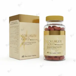 قرص کلاژن گلد بیوتین و ویتامین سی آدریان