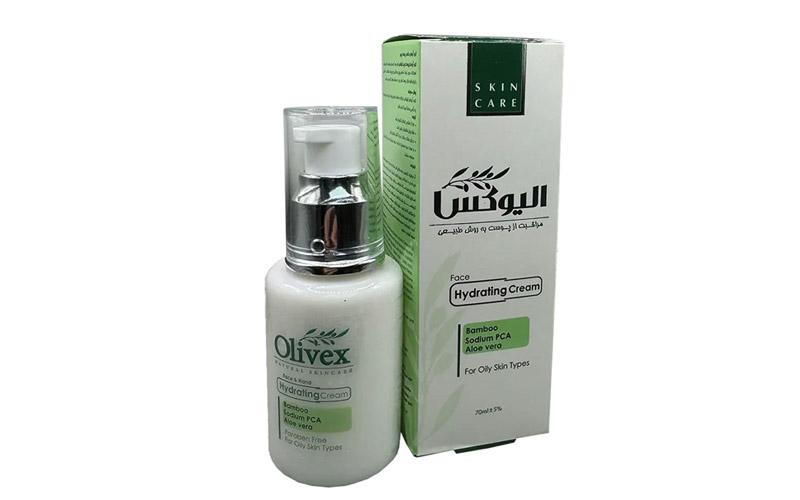 کرم آبرسان صورت الیوکس مدل Oily مناسب پوست چرب