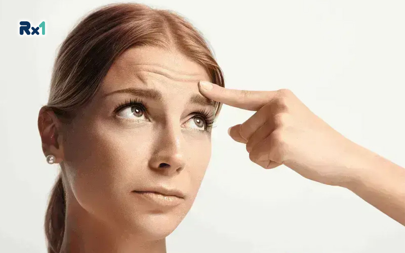 کرم برای رفع چروک پیشانی