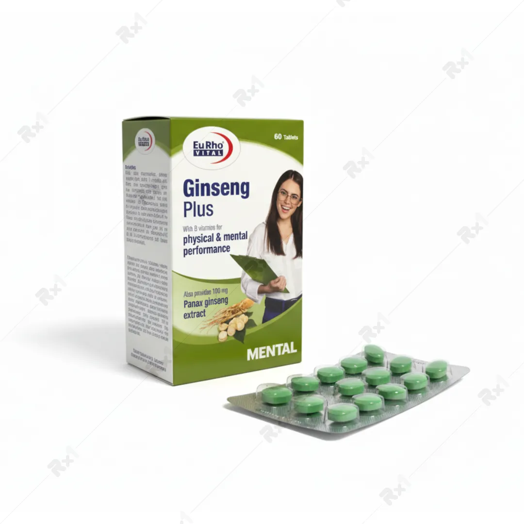 قرص جینسینگ پلاس یوروویتال 60 عدد