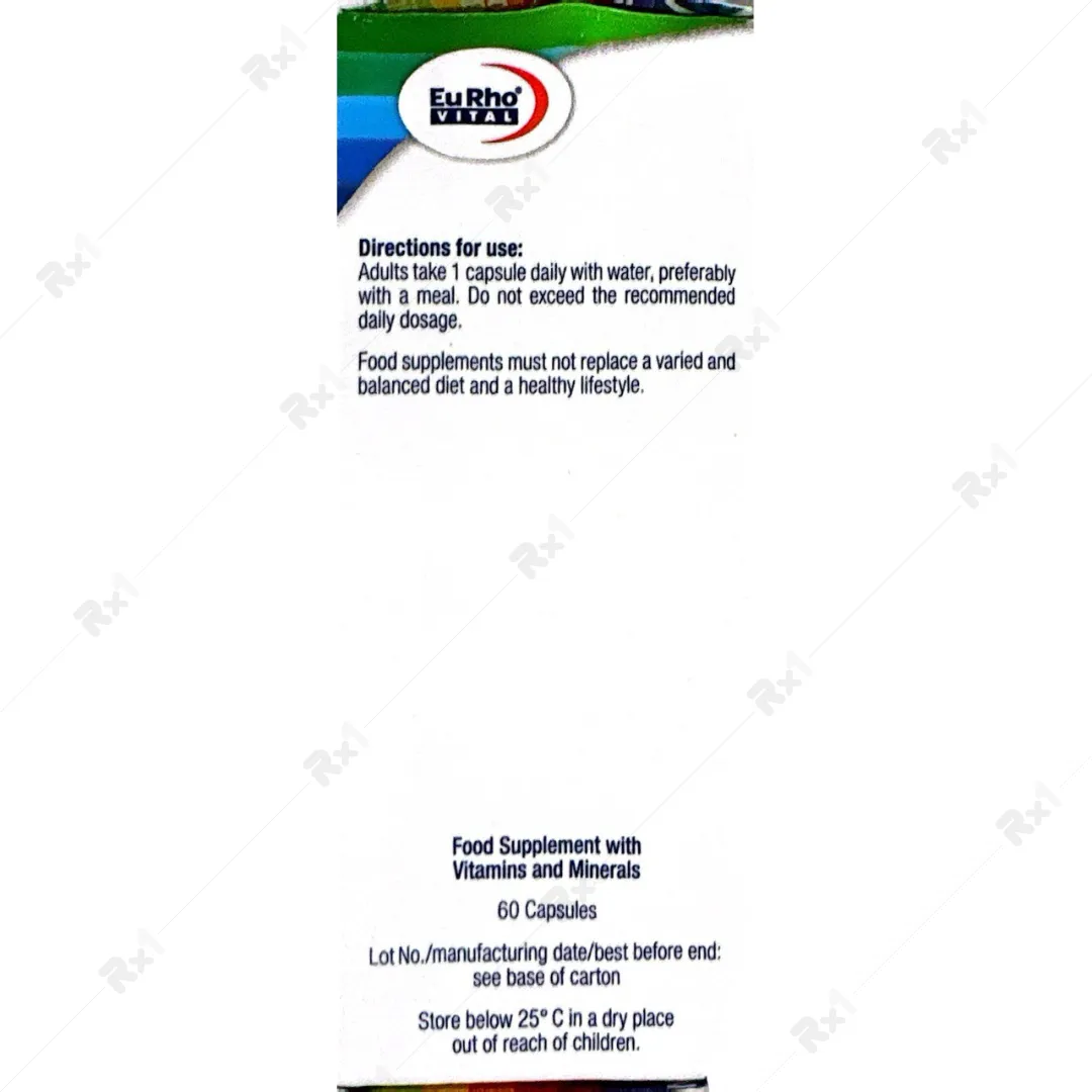 مولتی پلاس بالای 50 سال بانوان یوروویتال 60 عدد