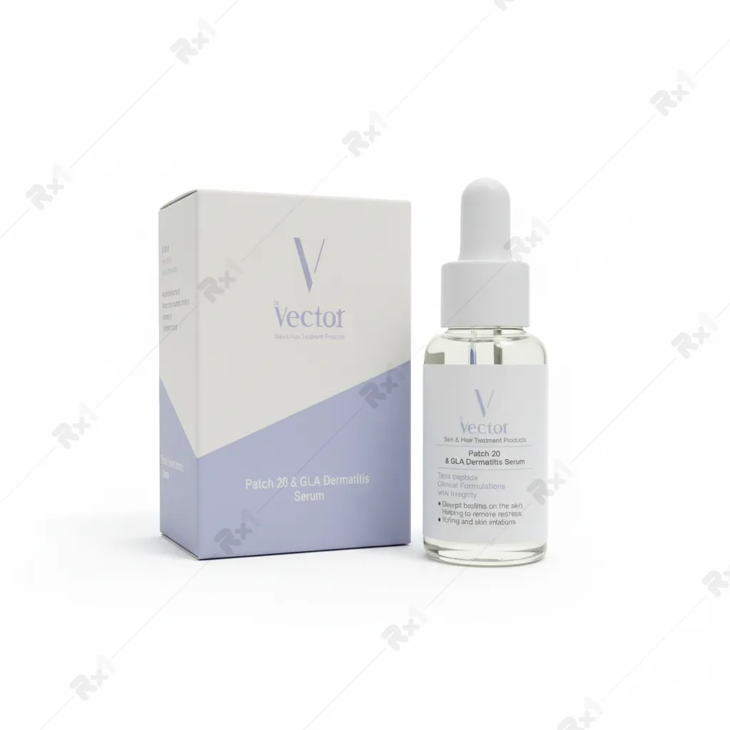 سرم درماتیت پچ 20 و جی ال آ وکتور حجم 30 میلی لیتر (داروخانه آنلاین نسخه اول)