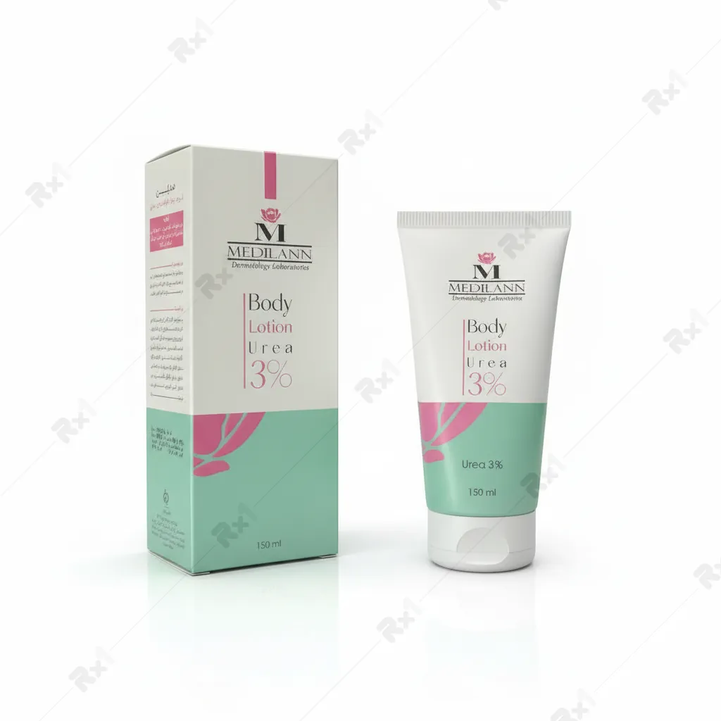 لوسیون بدن مدیلن مدل اوره 3 درصد حجم 150 میلی لیتر (داروخانه آنلاین نسخه اول)