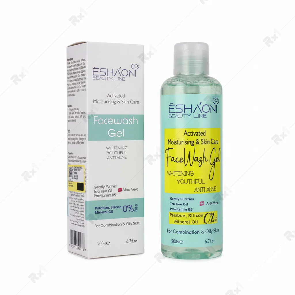 ژل شستشوی صورت پوست چرب اشااونی مدل آلوئه ورا حجم 200 میلی لیتر (داروخانه آنلاین نسخه اول)