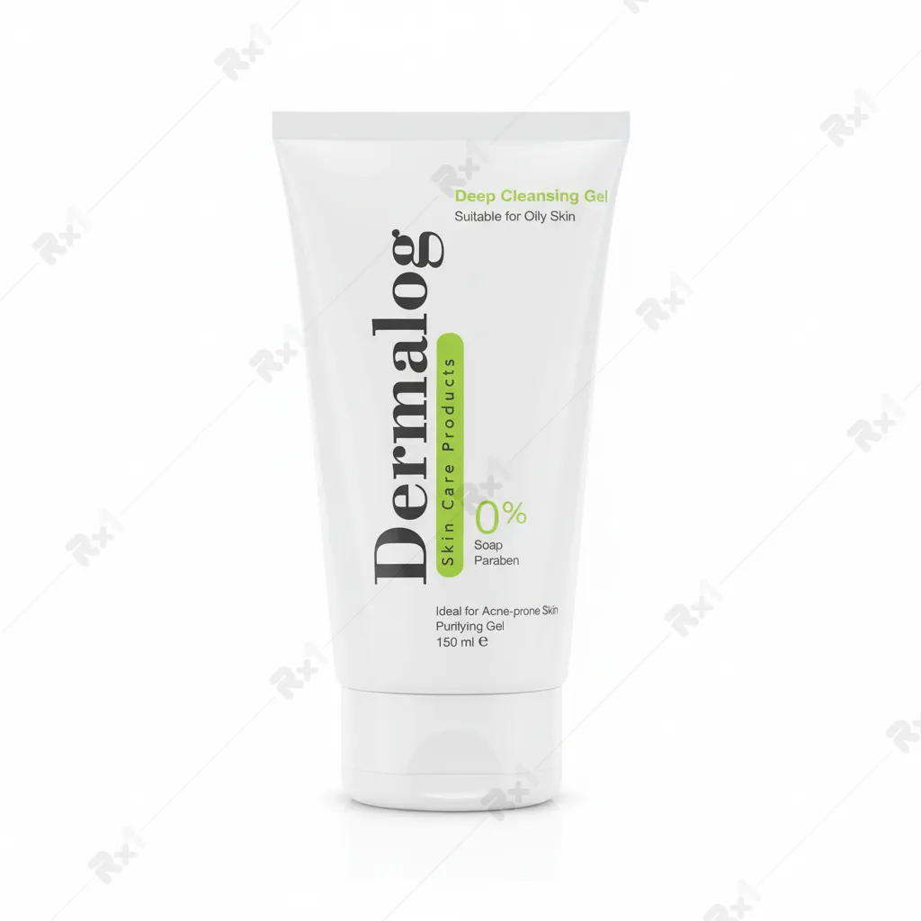 ژل شستشوی صورت درمالوگ پوست چرب حجم 150 میلی لیتر (داروخانه آنلاین نسخه اول)