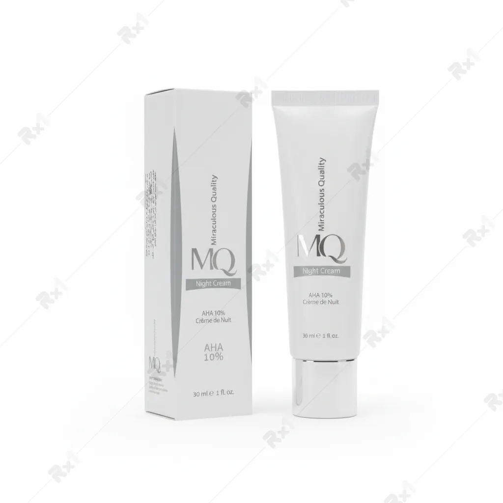 کرم شب لایه بردار ام کیو AHA 10 درصد حجم 30 میلی لیتر (داروخانه آنلاین نسخه اول)