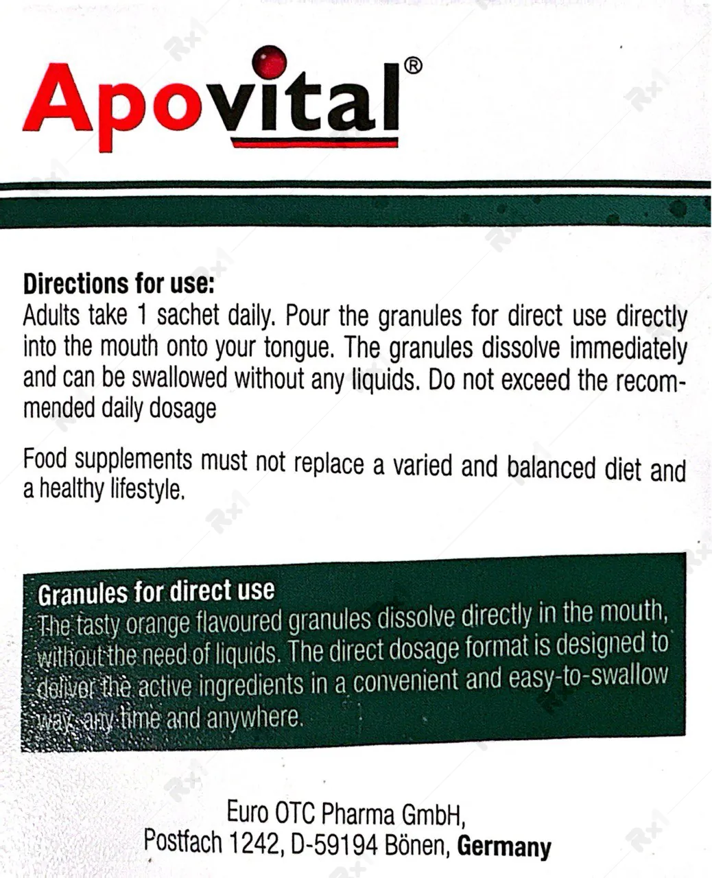 منیزیم آپوویتال 400 میلی گرمی