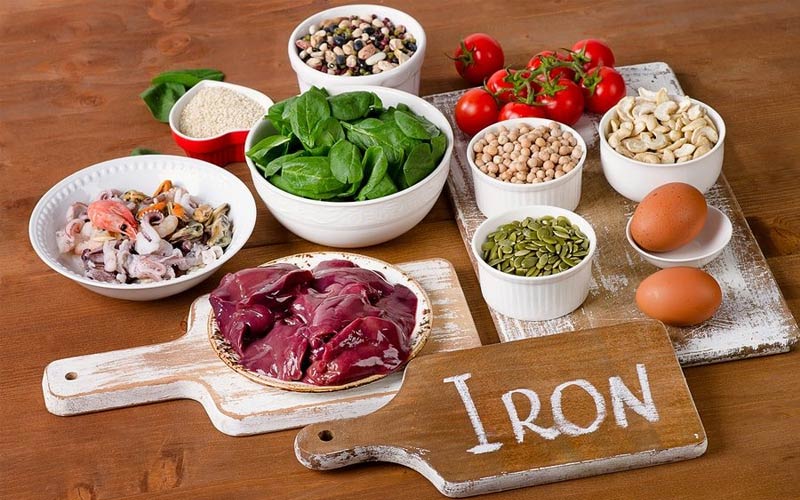 مواد غذایی اهن دار
