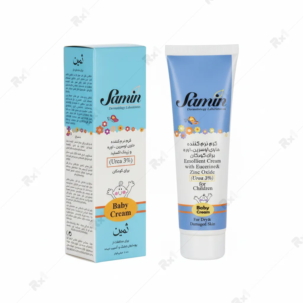 کرم نرم کننده اوسرین و اوره 3 درصد کودکان ثمین حجم 100 میلی لیتر (داروخانه آنلاین نسخه اول)