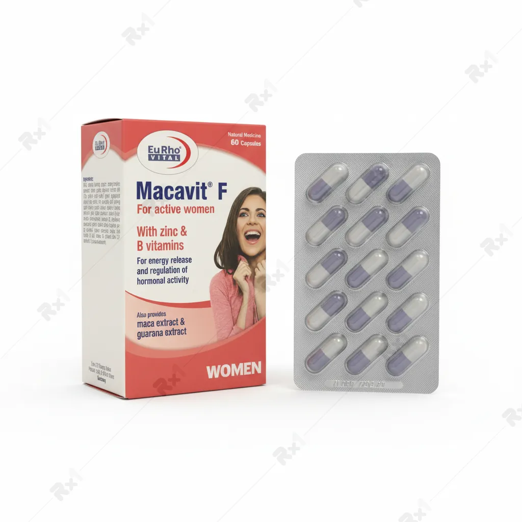 کپسول ماکاویت اف یوروویتال ۶۰ عدد