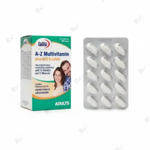 قرص AZ مولتی ویتامین پلاس کیوتن و لوتئین یوروویتال