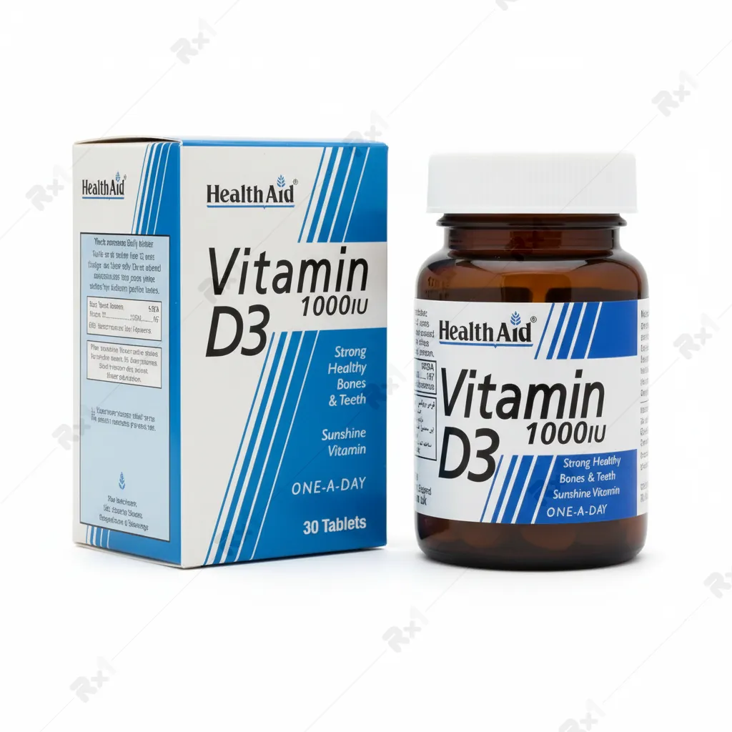 قرص ویتامین د3 هلث اید 1000 واحد