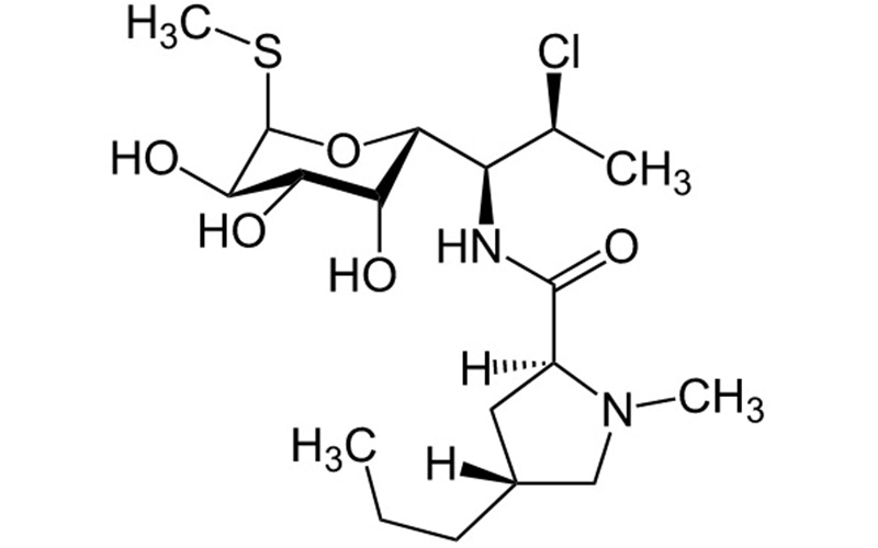 فرمول شیمیایی کلیندامایسین