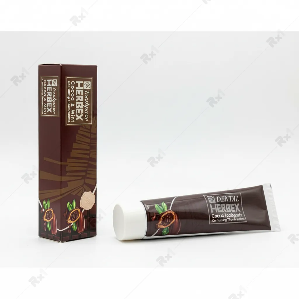 خمیر دندان هربکس مدل کاکائو وزن 100 گرم (داروخانه آنلاین نسخه اول)