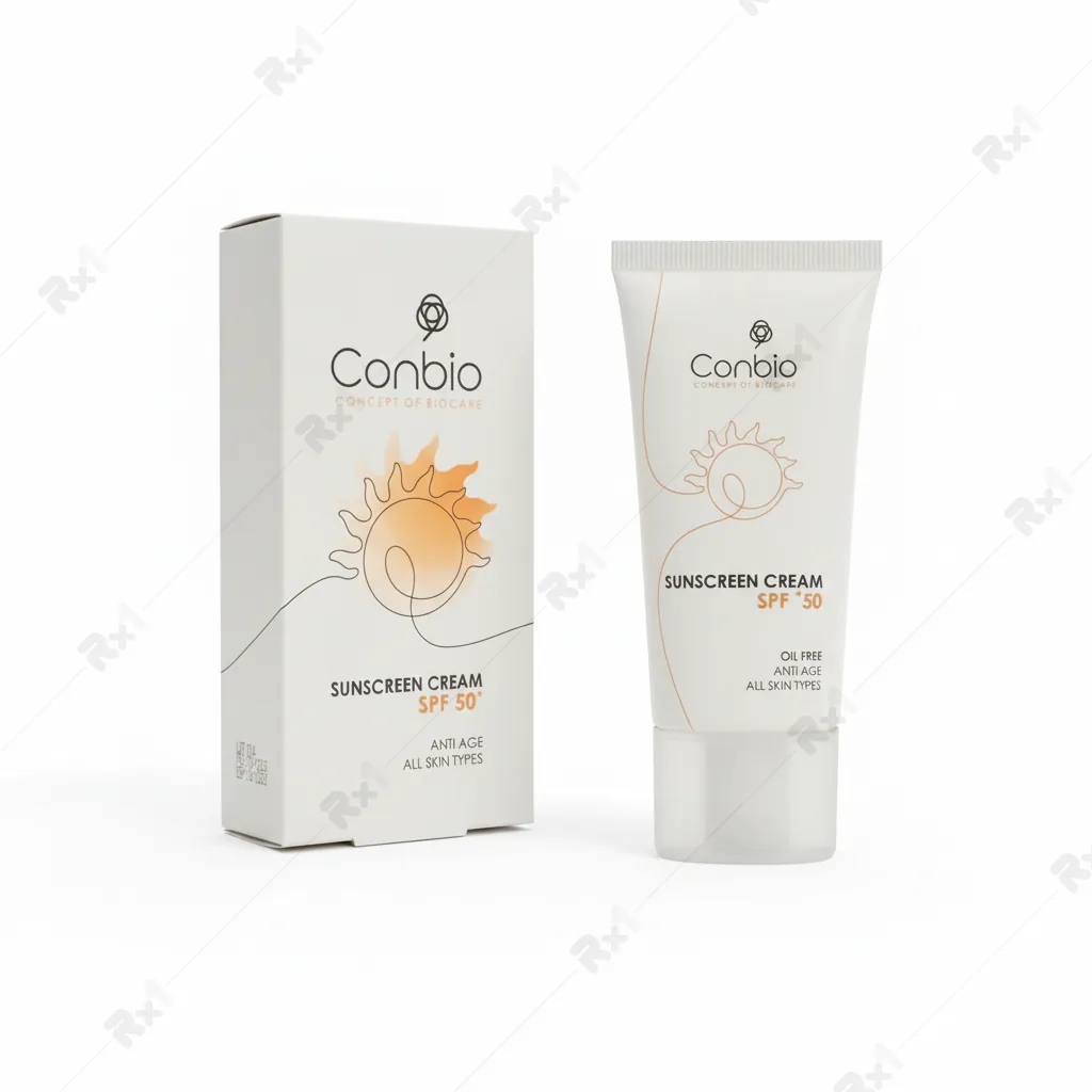 کرم ضدآفتاب کانبیو SPF50 مناسب انواع پوست حجم 50 میلی لیتر (داروخانه آنلاین نسخه اول)