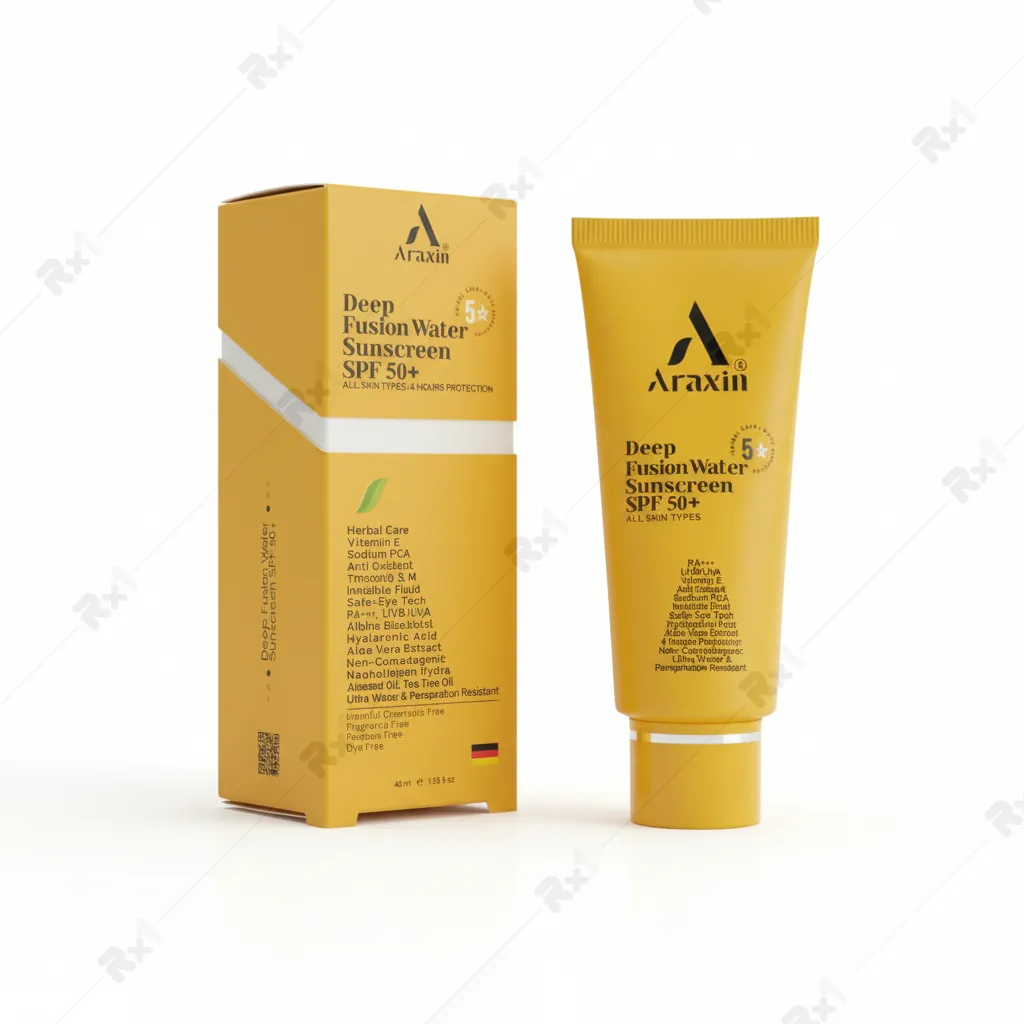 کرم ضدآفتاب تخصصی فیوژن واتر آراکسین SPF50 حجم 40 میلی لیتر (داروخانه آنلاین نسخه اول)