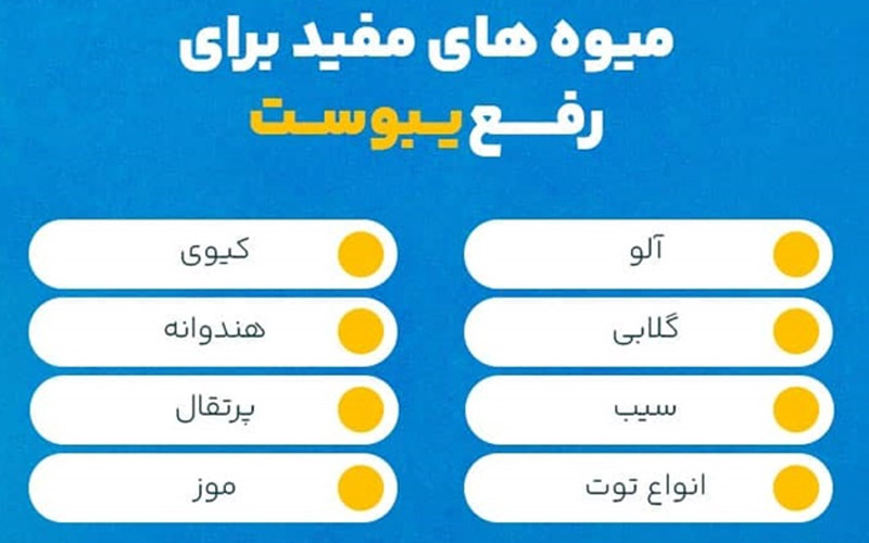 درمان یبوست کودکان با میوه ها