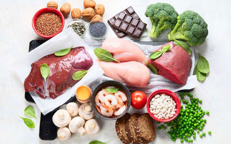 مواد غذایی مناسب برای کم خونی