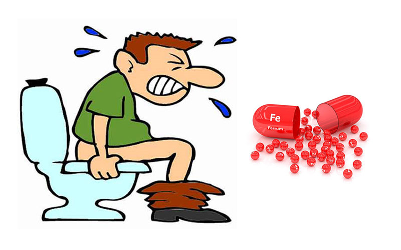 یبوست ناشی از قرص آهن