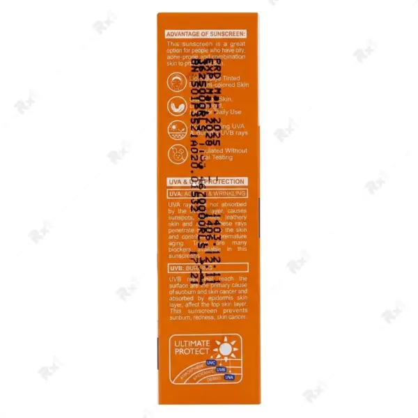 فلوئید ضد آفتاب رنگی پیکسل SPF50+ مناسب پوست چرب و آکنه‌دار بژ روشن حجم 50 میلی‌لیتر