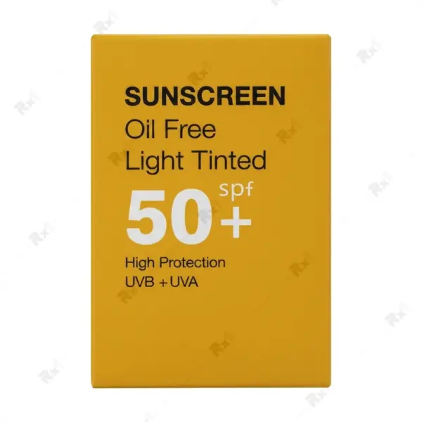 کرم ضد آفتاب رنگی روشن درمالوگ مناسب پوست چرب و مختلط SPF 50+ حجم 50 میلی‌لیتر