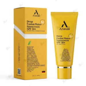 کرم ضدآفتاب تخصصی فیوژن واتر آراکسین SPF50 حجم 40 میلی لیتر