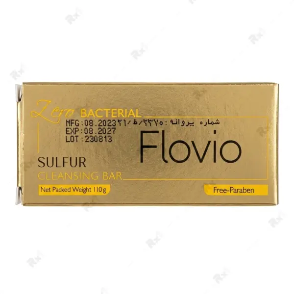 صابون متعادل کننده چربی فلویو حاوی گوگرد وزن 110 گرم