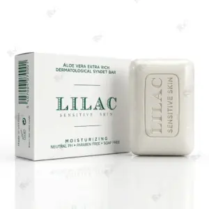 پن شوینده غیرصابونی لیلاک مدل Sensitive Skin حجم ۱۰۰ گرم
