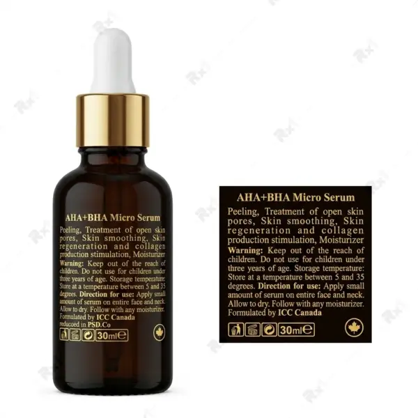 سرم لایه‌بردار دئونایس مدل AHA+BHA حجم 30 میلی لیتر