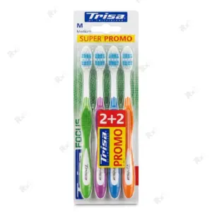 مسواک تریزا مدل Focus Pro Clean متوسط بسته ۴ عددی