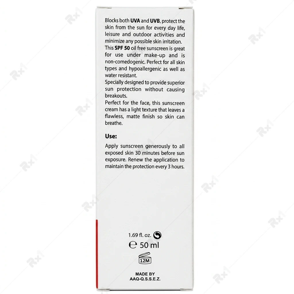 کرم ضدآفتاب بی رنگ فرونیا Spf50 فاقد چربی حجم 50 میلی لیتر - تصویر 3