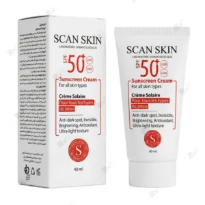 کرم ضدآفتاب ضدلک اسکن اسکین SPF50 حجم 40 میلی لیتر