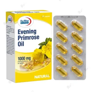 کپسول ایوینینگ پرایم رز اویل ۱۰۰۰ میلیگرم یوروویتال - ۳۰ عددی