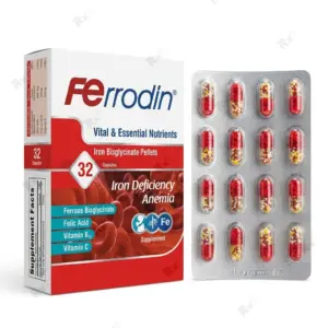 کپسول آهن فرودین آرین سلامت سینا - ۳۲ عددی
