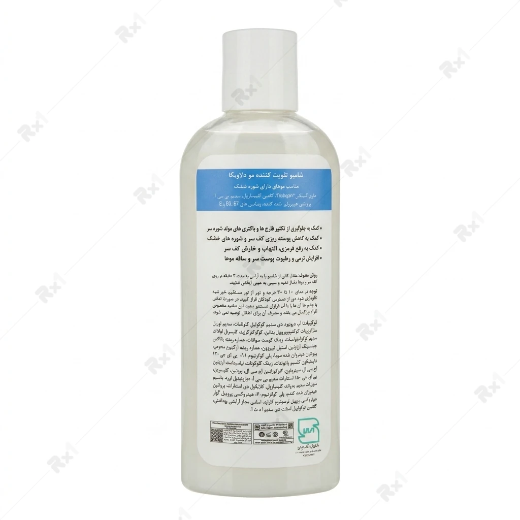 شامپو تقویت کننده مو دلاویگا مناسب مو دارای شوره خشک حجم 250 میلی لیتر - تصویر 5
