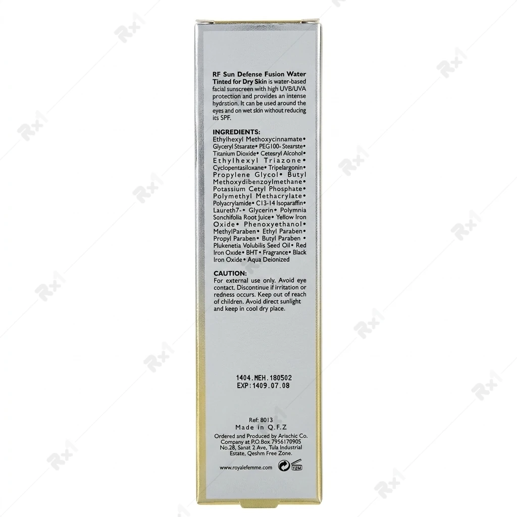 کرم ضد آفتاب رنگی رویال فم مدل Sun Defence مناسب پوست خشک و حساس حجم ۵۰ میلیلیتر - تصویر 3