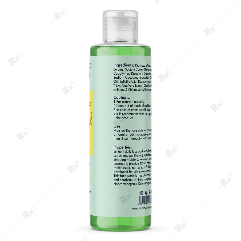 ژل شستشوی صورت پوست چرب اشااونی مدل آلوئه ورا حجم 200 میلی لیتر - تصویر 6