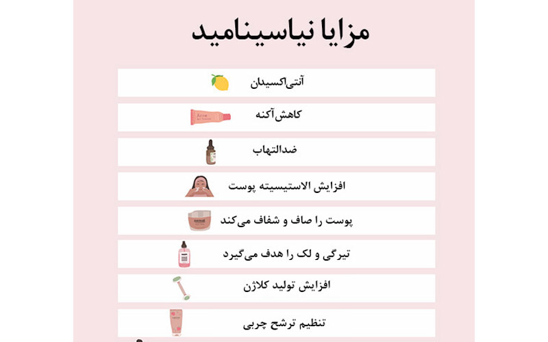 فواید نیاسینامید